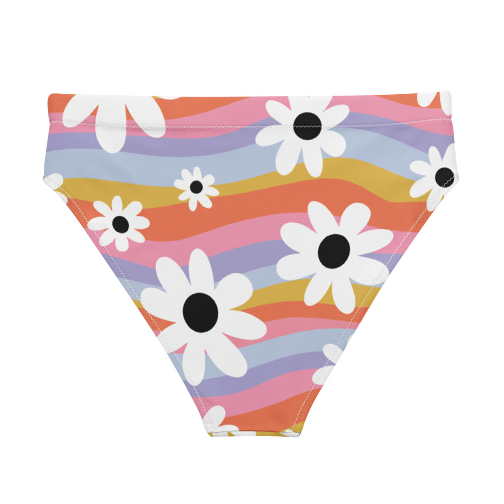 All-Over Print Recycled High-Waisted Bikini