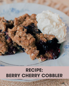 Recipe: Berry Cherry Cobbler