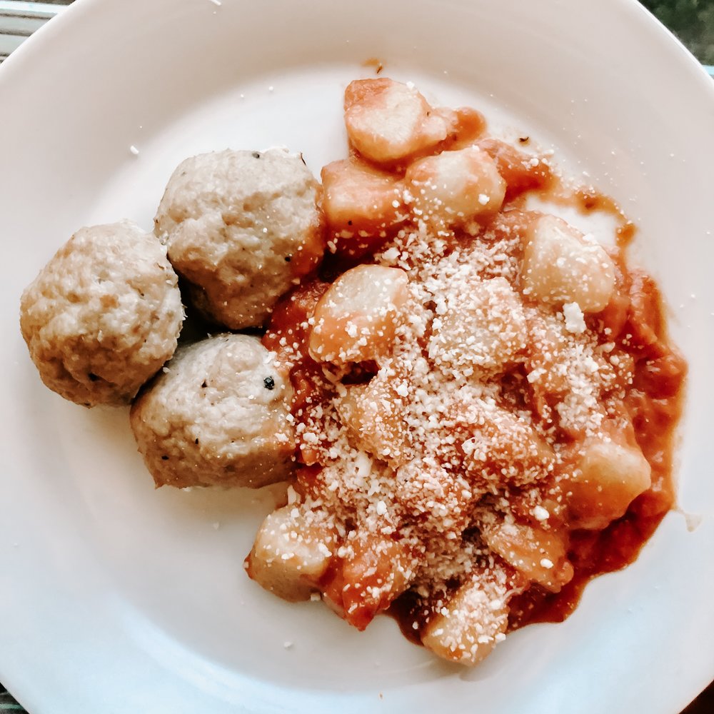HEALTHY EATS RECIPE: Cauliflower Gnocchi and Turkey Meatballs